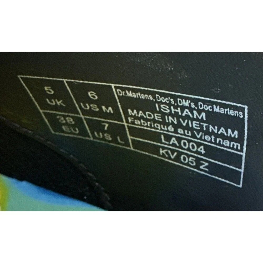 Dr Martens Isham Genix Nappa Reclaimed Thermal Map Leather Slingback Mule M6/W7